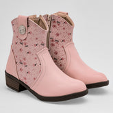 Bota vaquera western para Niña marca Giselle Rosa cod. 124647